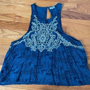 Blue tank top, size L